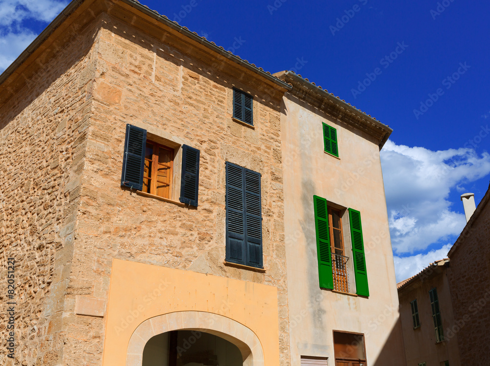 Alcudia Old Town in Majorca Mallorca Balearic