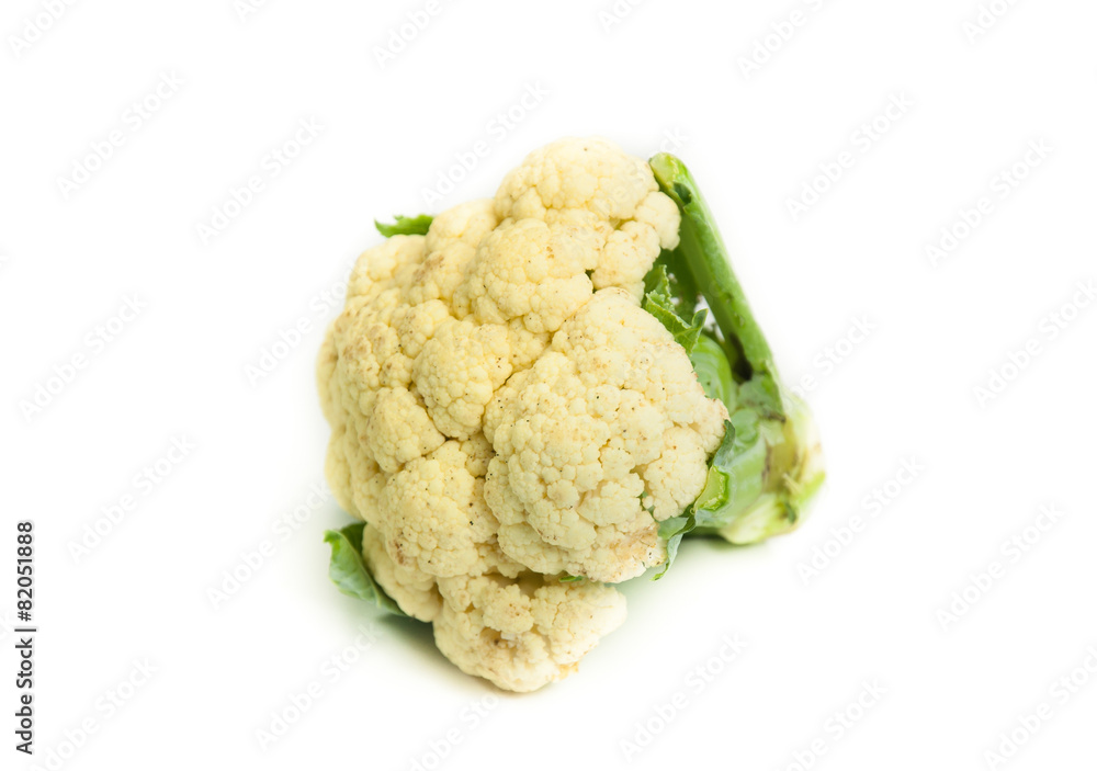 Cauliflower isolated on white background Cauliflower isolated on white background