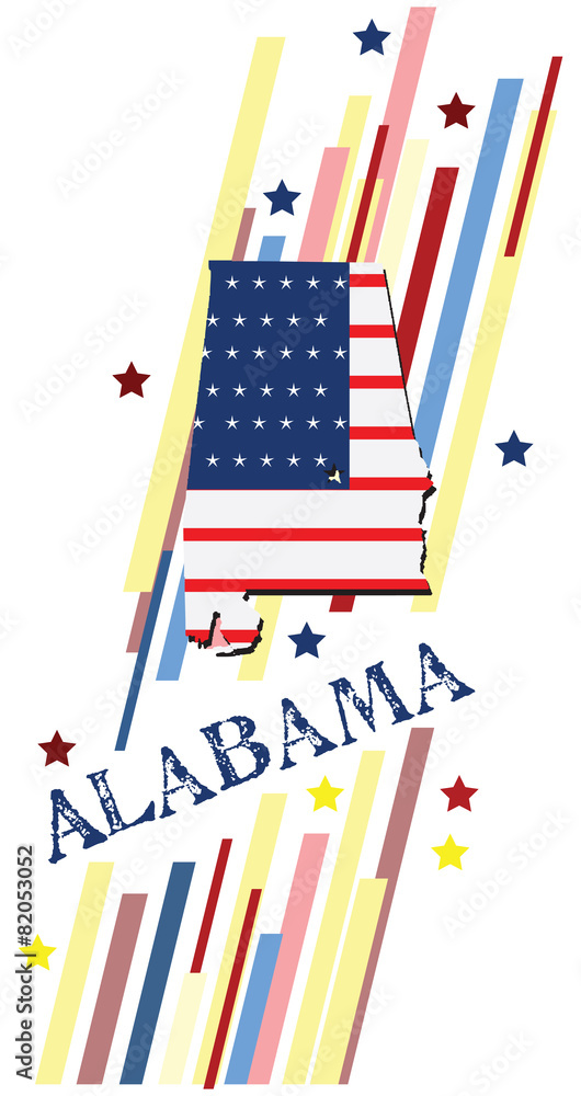 Fototapeta premium Banner Alabama