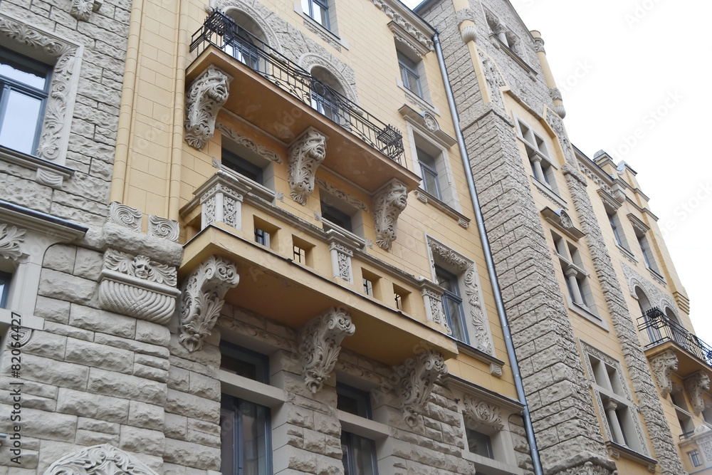 Art Nouveau building in Riga.