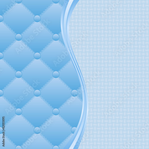 blue textured background divided into two