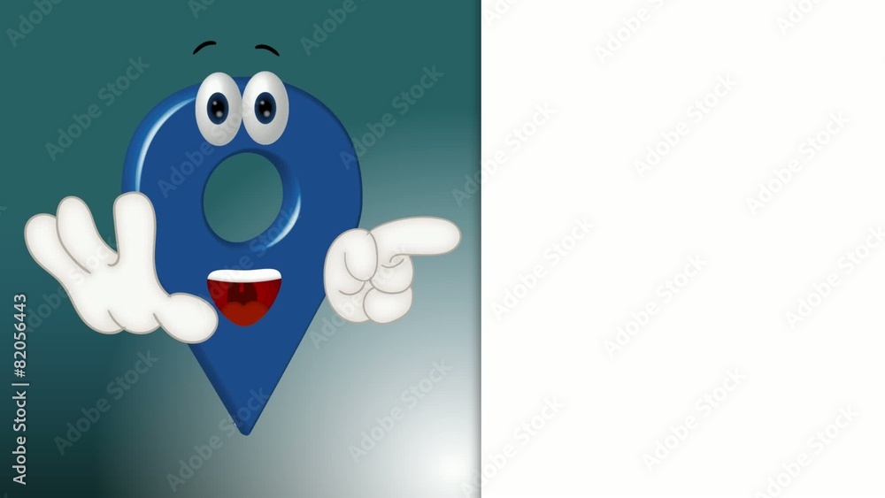 Funny cartoon location point pin sign place position Funny cartoon location point pin sign place position