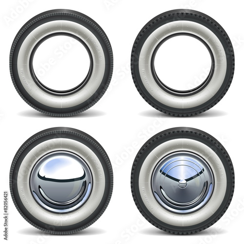 Vector Retro Wheels