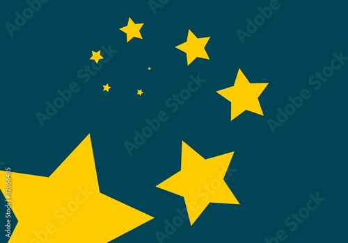 Stars at dark blue background