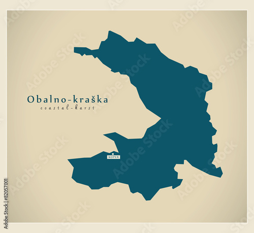 Modern Map - Obalno kraska SI