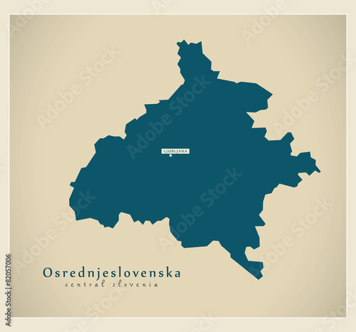 Modern Map - Osrednjeslovenska SI