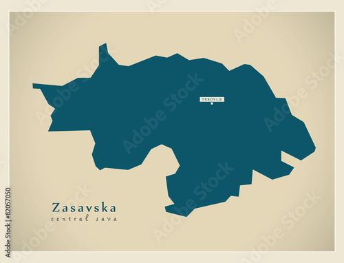 Modern Map - Zasavska SI photo