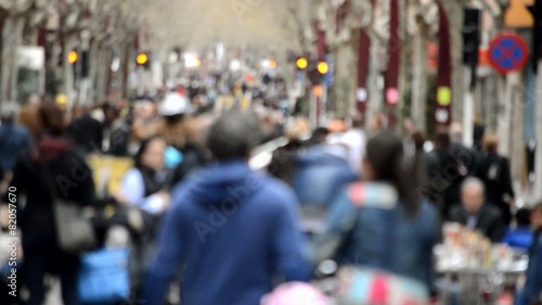 Wallpaper Mural Crowd Slowly Moving Torontodigital.ca