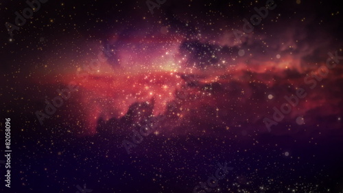 space nebula,universe fly through seamless looped background