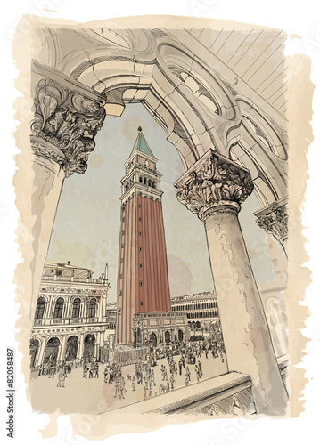 Venice - Piazza San Marco and Kampanila