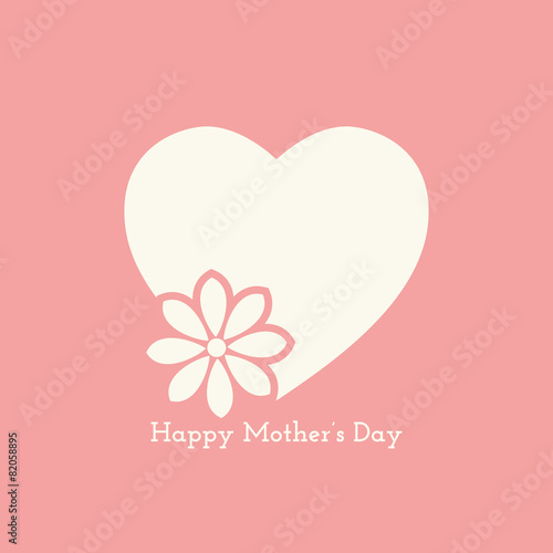 Happy mother day card.