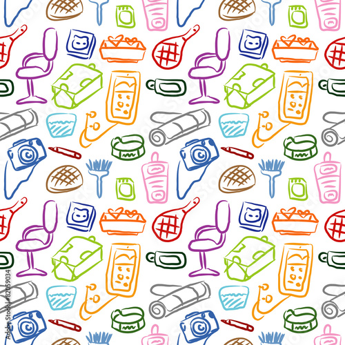 Room pattern colorful