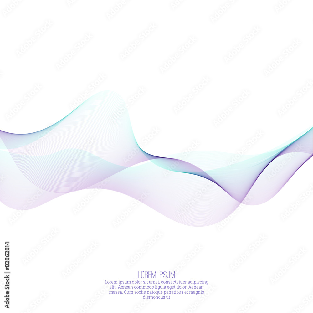 Obraz premium Techno vector abstract background with soft lines.