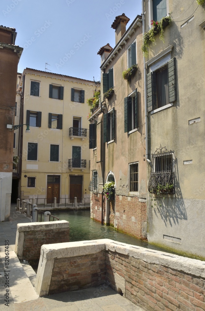 Channel in Dorsoduro, Venice, Italy