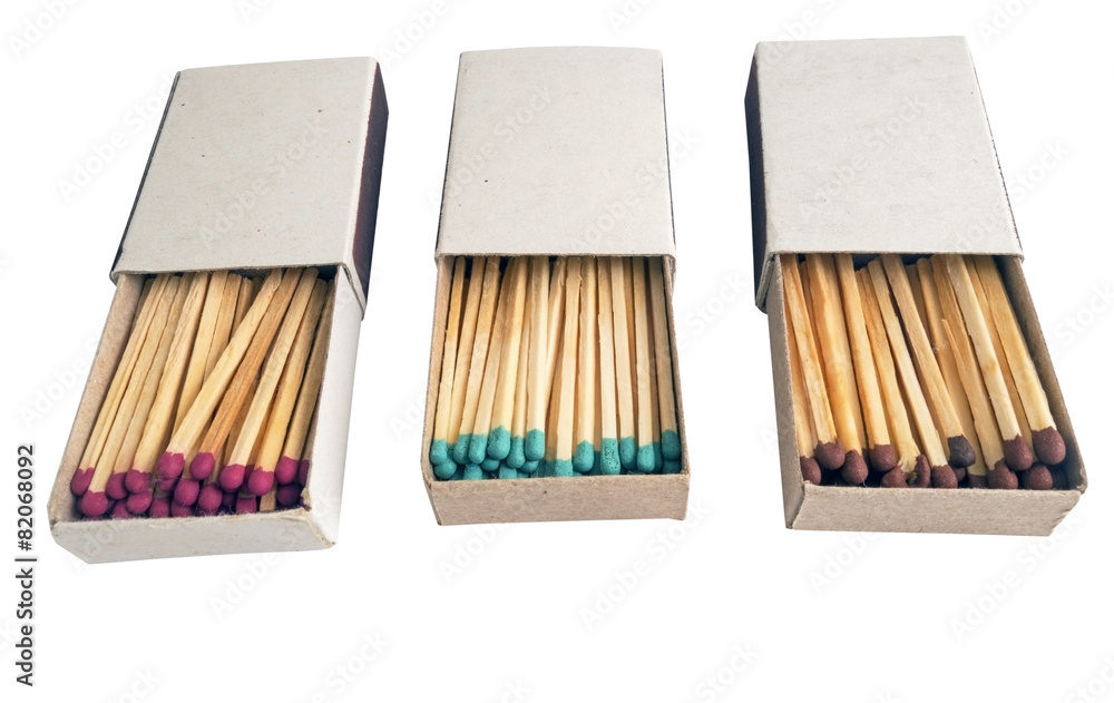 Fototapeta premium matches in box