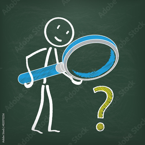 Blackboard Stickman Loupe Question