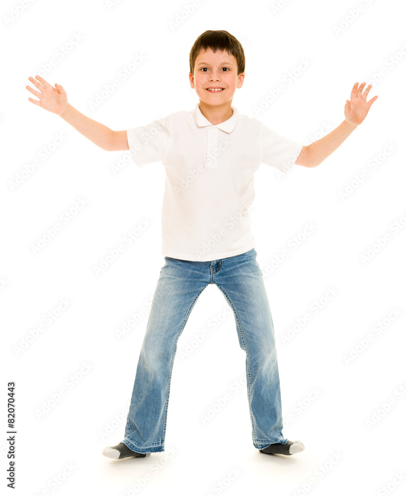 boy gesturing on white boy gesturing on white