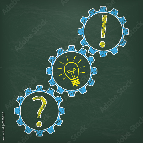 Blackboard Gear Question Idea Answer