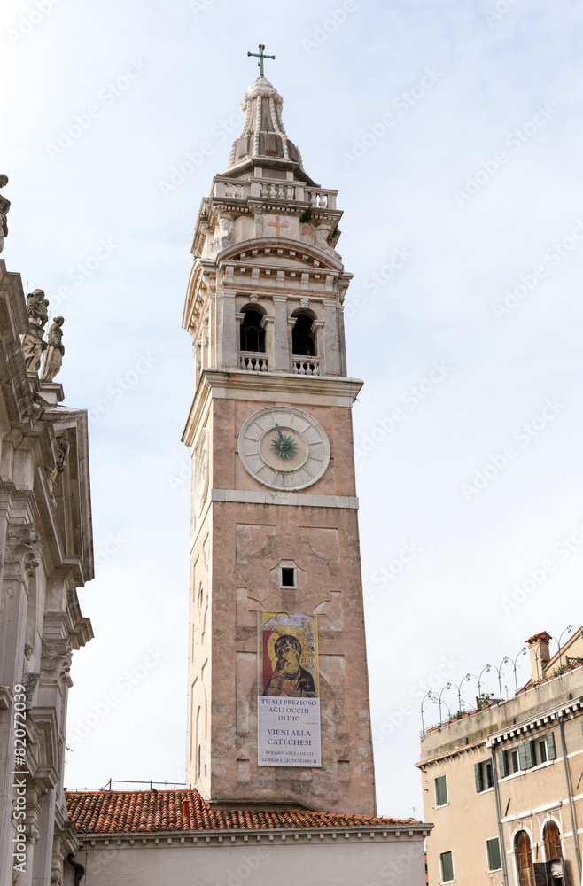 Bell tower of Santa Maria Formosa. Venice