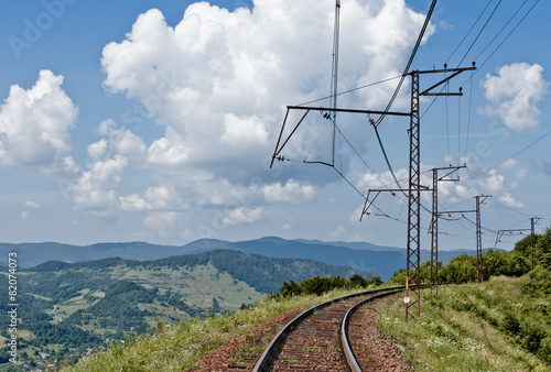 Photos Railway in Carpathian mountains, Ukraine