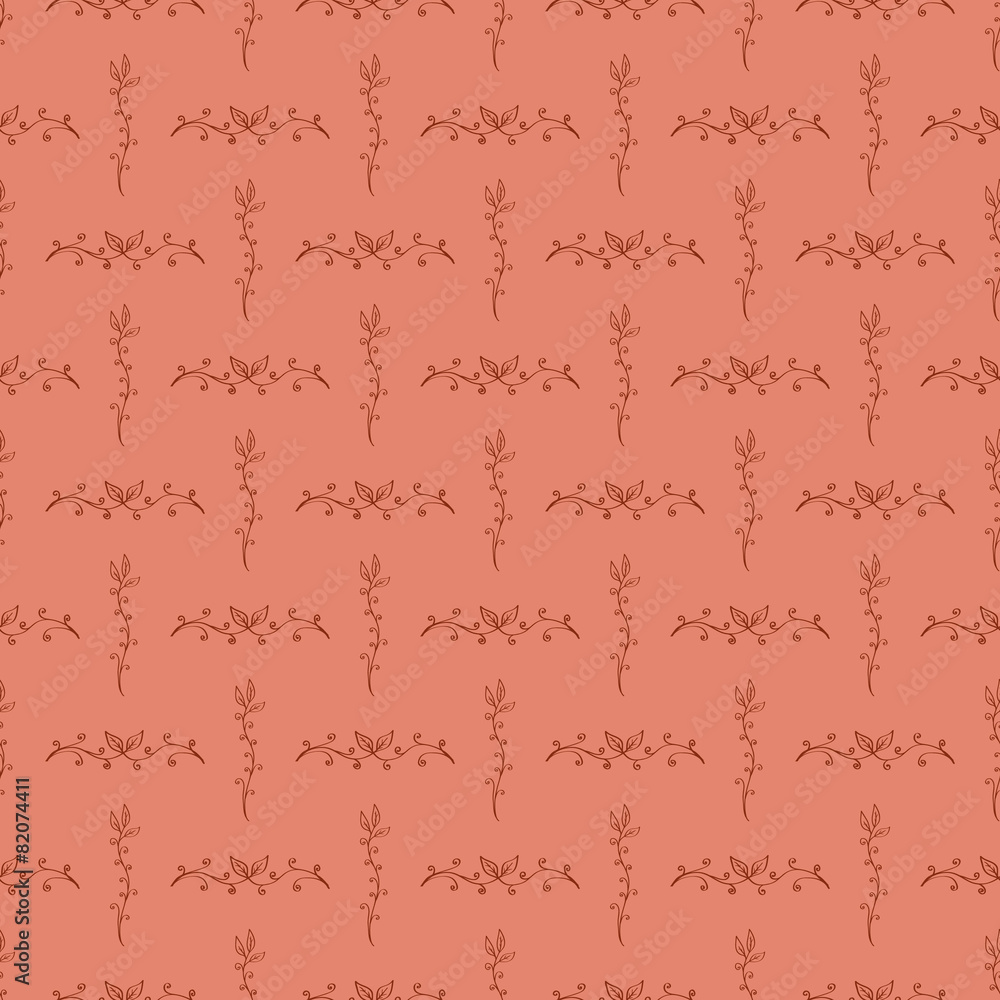Hand Drawn Floral Seamless Pattern Hand Drawn Floral Seamless Pattern