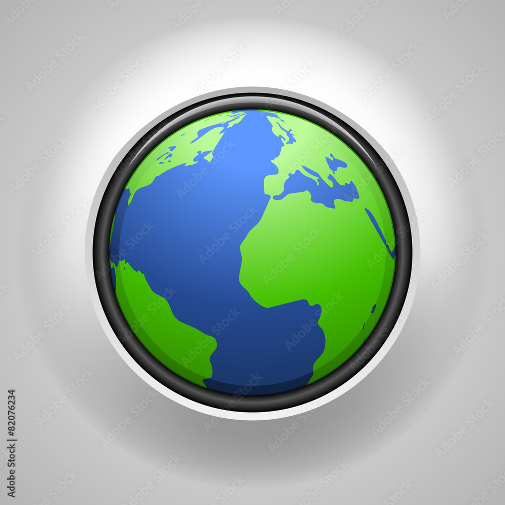 Earth button Earth button