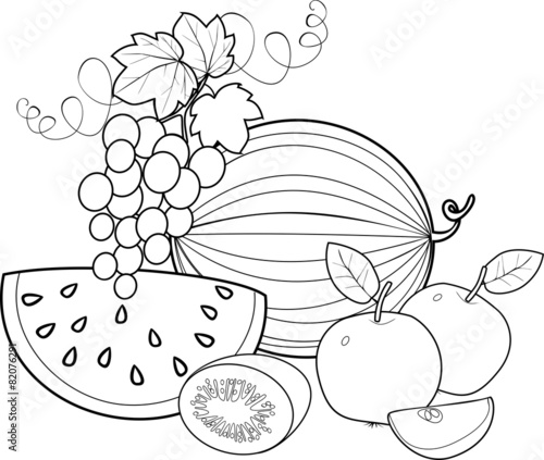 Coloring Fruit