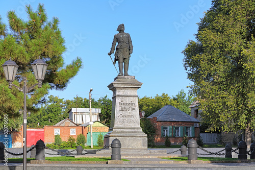 Peter the Great Monument in Taganrog, Russia photo