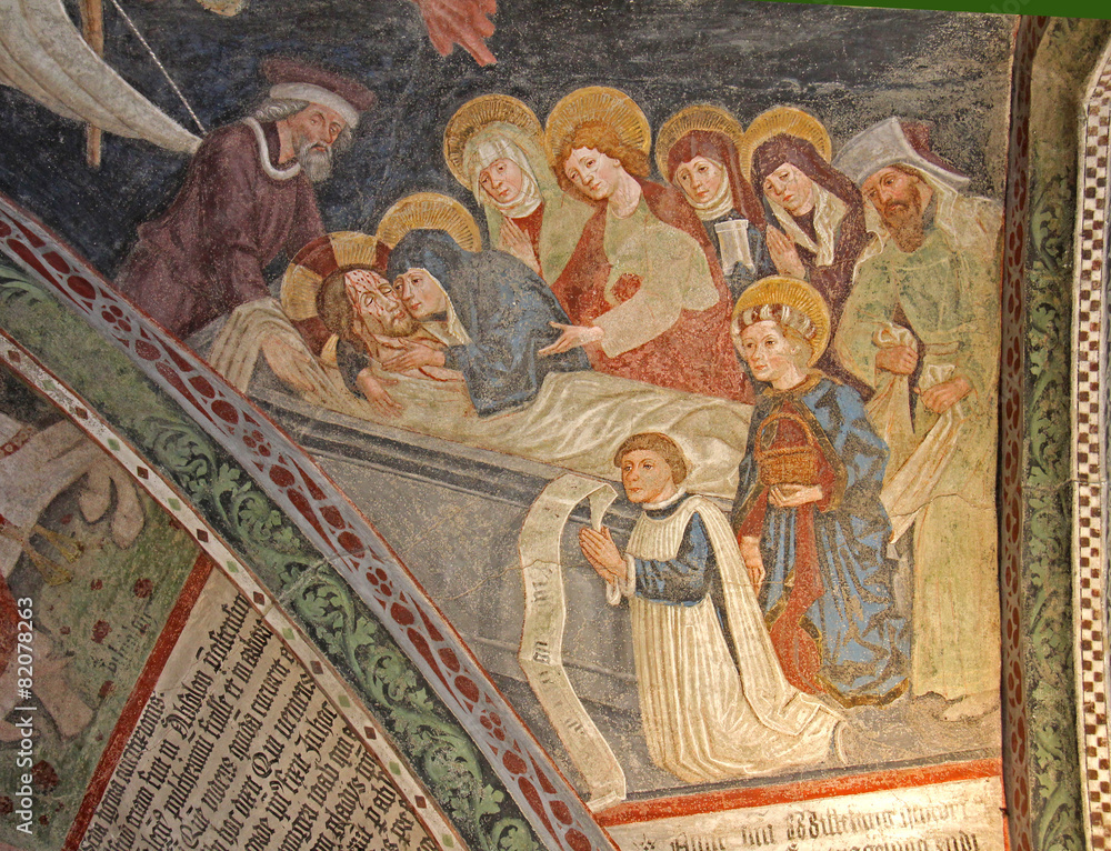 compianto sul Cristo; chiostro del Duomo di Bressanone
