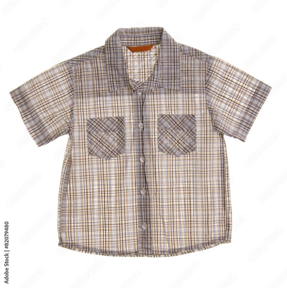 Kids shirt isolated on white background Kids shirt isolated on white background