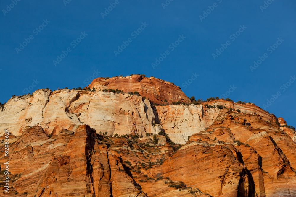 Zion Formation at Sunset