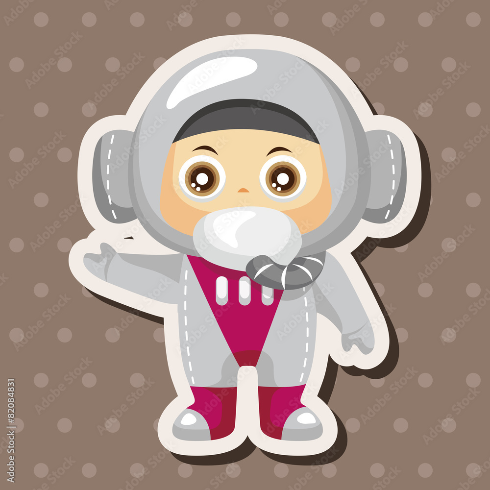 Space astronaut theme elements Space astronaut theme elements