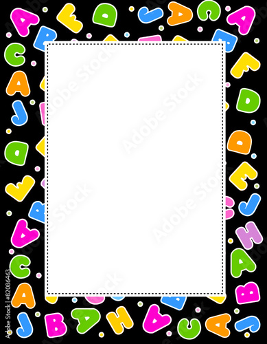 Alphabet frame / border