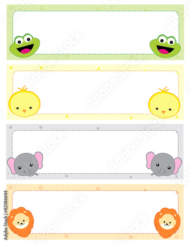 Printable kids name tags