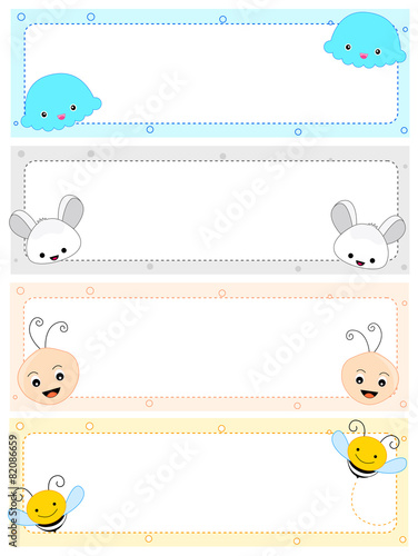Printable kids name tags