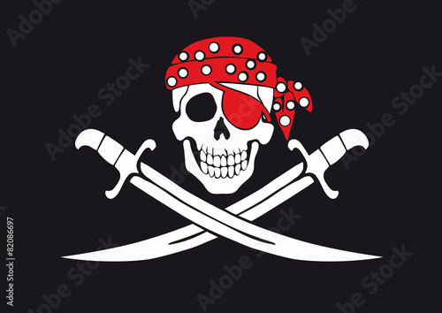 Jolly Roger pirate flag