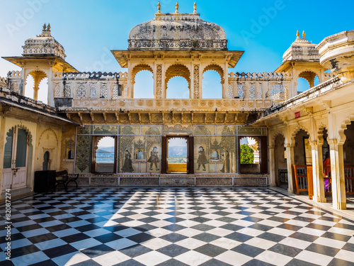 Courtyard at Udaipur City Palace