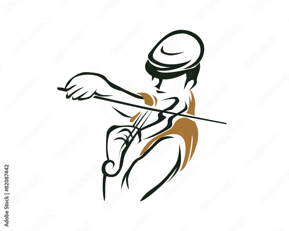 Fototapeta premium Violin Player