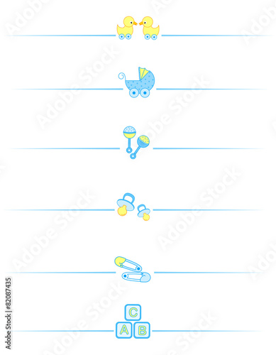 Baby boy accessories divider