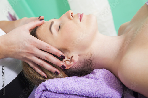 Professional face massage