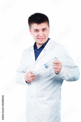 Friendly male doctor