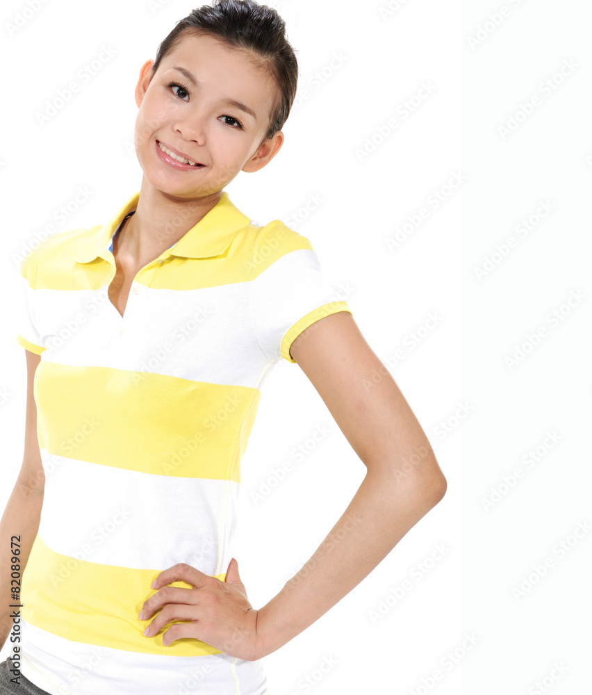 portrait of a woman posing in studio portrait of a woman posing in studio