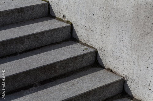 Concrete stairway