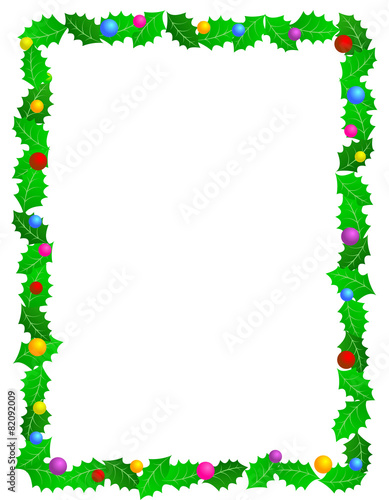 Christmas frame / border