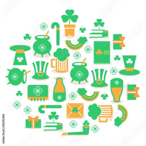 Sweet icons for St.Patrick's day