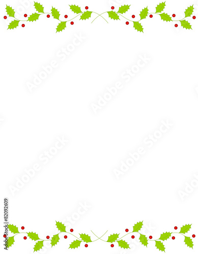 Holly and berry border / frame
