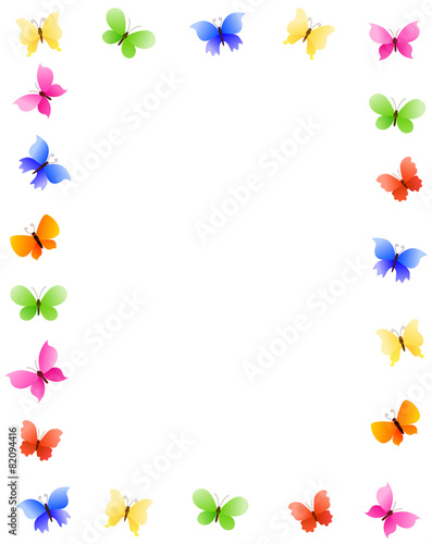 Butterfly frame / border