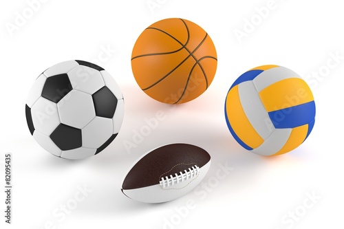 basketball  football  volleyball  rugby balls