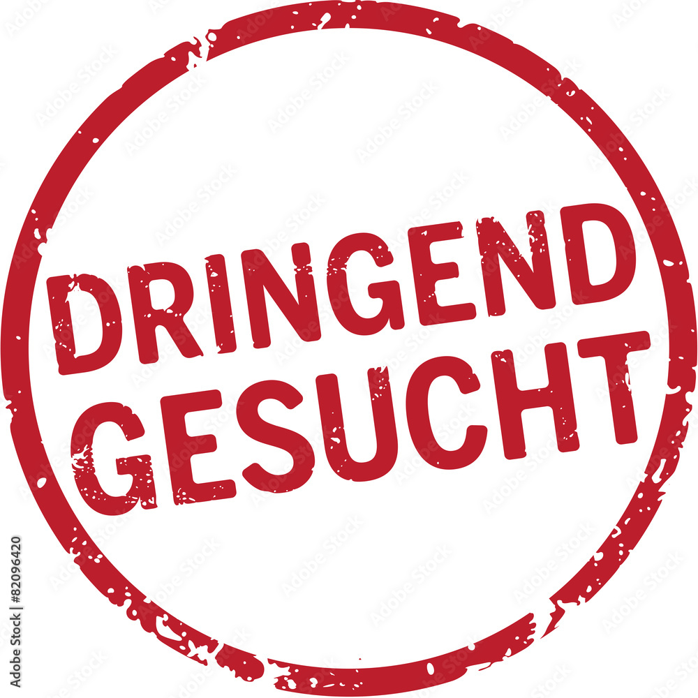 runder stempel dringend gesucht Adobe Stock