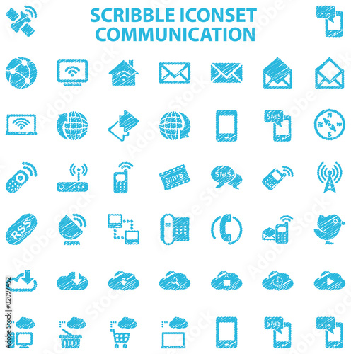 Scribble Iconset Communication